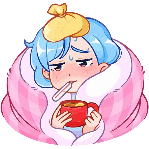 🤒 Эмодзи «Зимняя Долли» для Telegram
