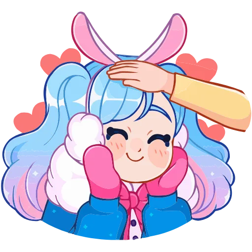 ☺️ Эмодзи «Зимняя Долли» для Telegram