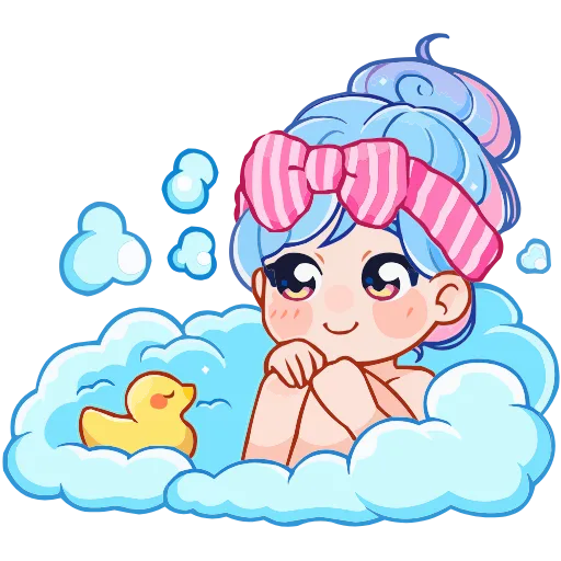 🛁 Эмодзи «Зимняя Долли» для Telegram