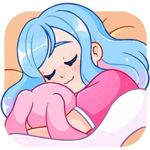 😴 Эмодзи «Зимняя Долли» для Telegram
