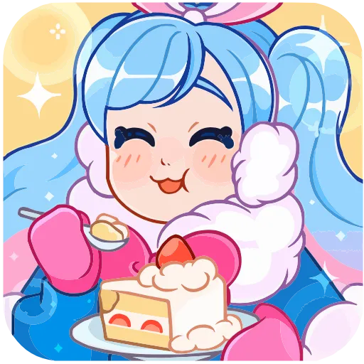 🍰 Эмодзи «Зимняя Долли» для Telegram
