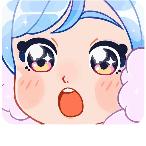 🤩 Эмодзи «Зимняя Долли» для Telegram