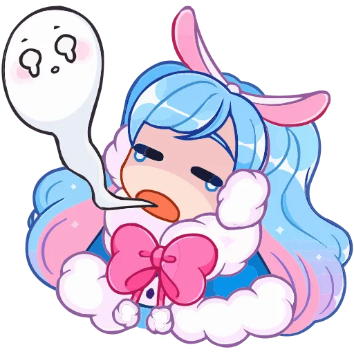 😵 Эмодзи «Зимняя Долли» для Telegram