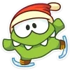 🐸 Эмодзи «Зимний Ам Ням» для Telegram