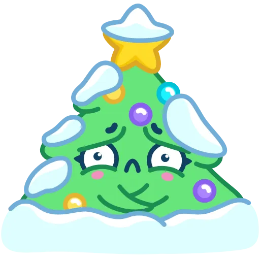 🥶 Эмодзи «🎄 Ёлочка - xmas tree» для Telegram