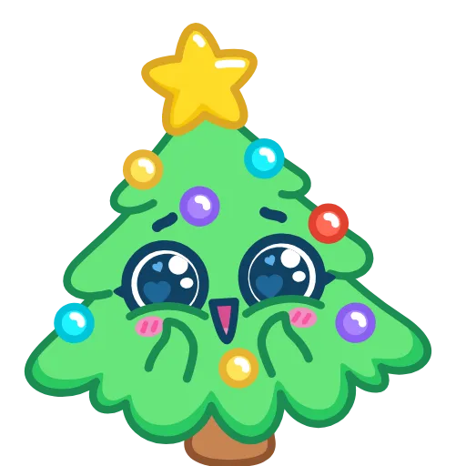 Стикерпак 🎄 Ёлочка - xmas tree для Telegram