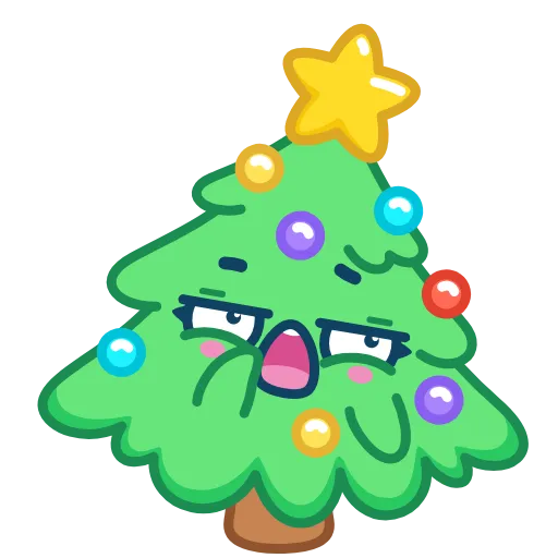 🥱 Эмодзи «🎄 Ёлочка - xmas tree» для Telegram