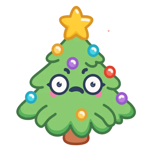 😡 Эмодзи «🎄 Ёлочка - xmas tree» для Telegram