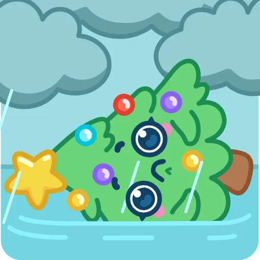 😭 Эмодзи «🎄 Ёлочка - xmas tree» для Telegram