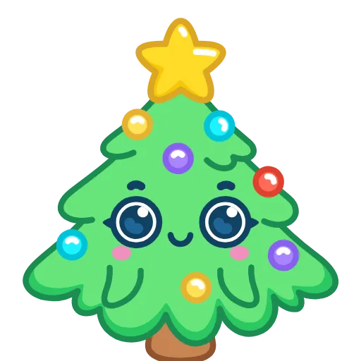 😌 Эмодзи «🎄 Ёлочка - xmas tree» для Telegram
