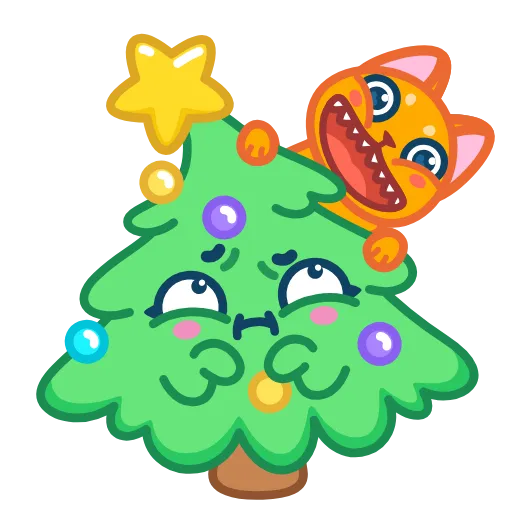 😸 Эмодзи «🎄 Ёлочка - xmas tree» для Telegram
