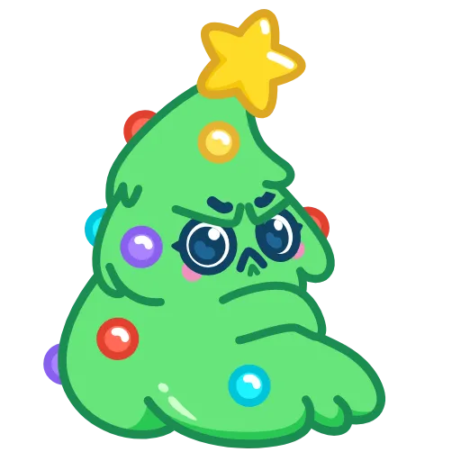 😝 Эмодзи «🎄 Ёлочка - xmas tree» для Telegram