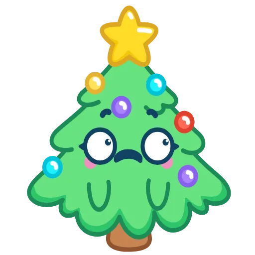 🥶 Эмодзи «🎄 Ёлочка - xmas tree» для Telegram