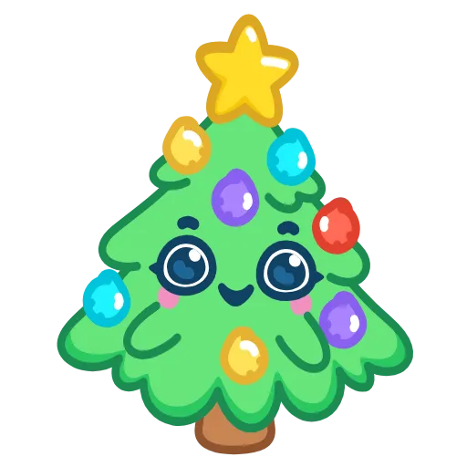 ☺️ Эмодзи «🎄 Ёлочка - xmas tree» для Telegram