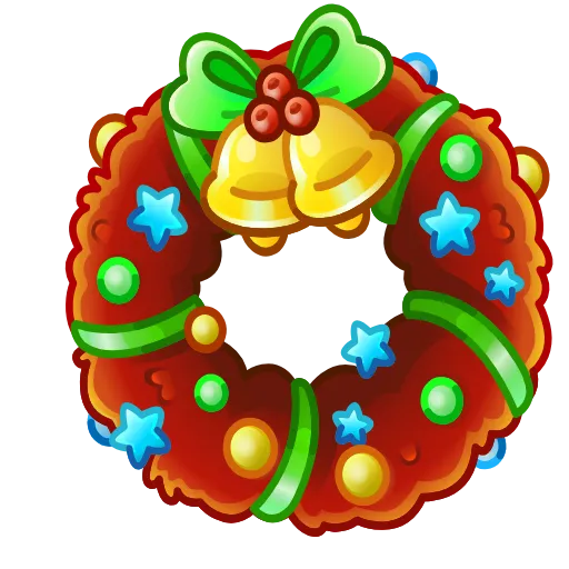 🎁 Эмодзи «Winter Wreath» для Telegram
