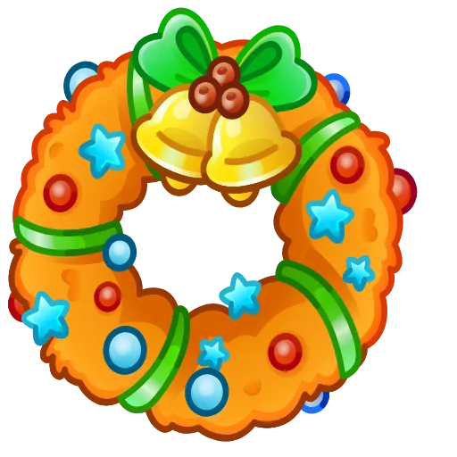 🎁 Эмодзи «Winter Wreath» для Telegram