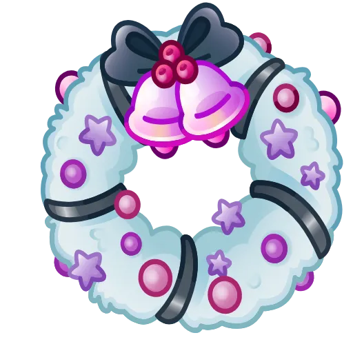 🎁 Эмодзи «Winter Wreath» для Telegram