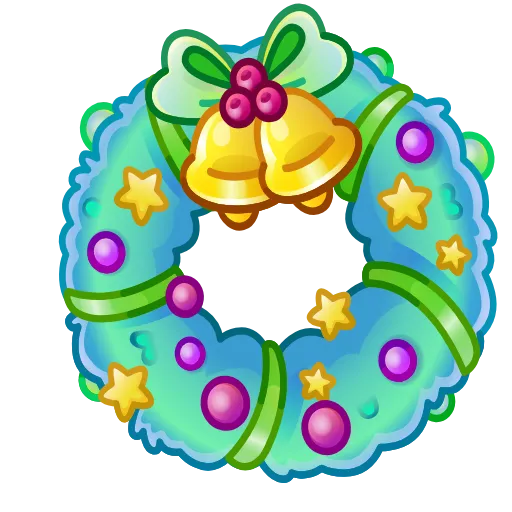 🎁 Эмодзи «Winter Wreath» для Telegram