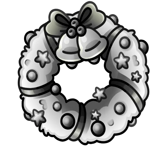 🎁 Эмодзи «Winter Wreath» для Telegram