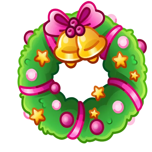🎁 Эмодзи «Winter Wreath» для Telegram