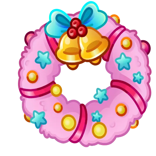 🎁 Эмодзи «Winter Wreath» для Telegram