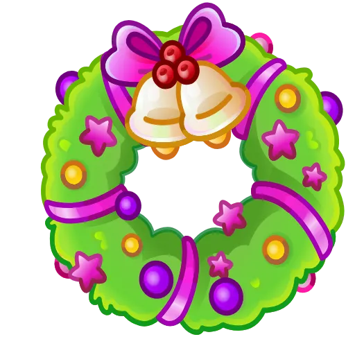 🎁 Эмодзи «Winter Wreath» для Telegram