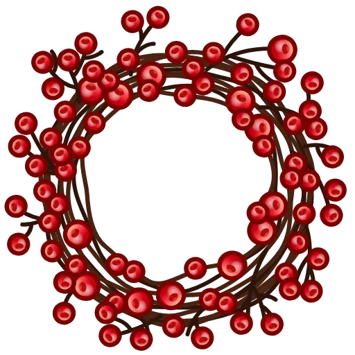 🎁 Эмодзи «Winter Wreath» для Telegram