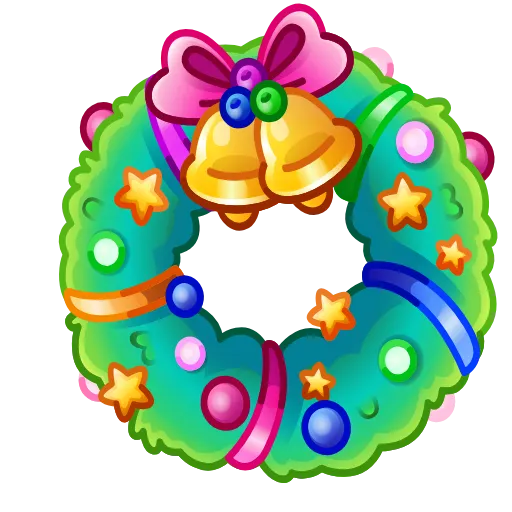 🎁 Эмодзи «Winter Wreath» для Telegram
