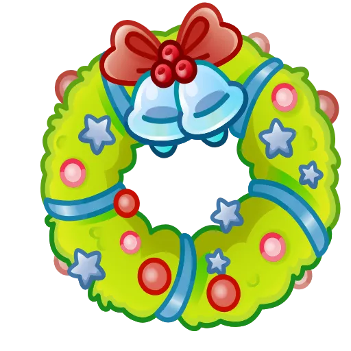 🎁 Эмодзи «Winter Wreath» для Telegram