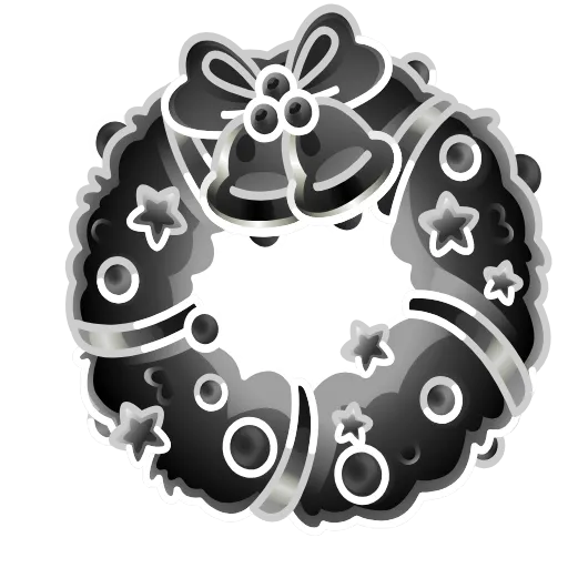 🎁 Эмодзи «Winter Wreath» для Telegram
