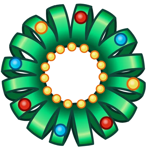 🎁 Эмодзи «Winter Wreath» для Telegram