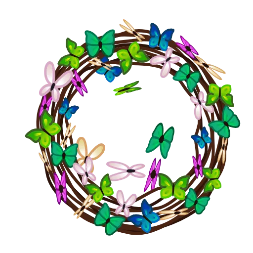 🎁 Эмодзи «Winter Wreath» для Telegram