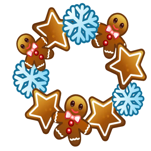 🎁 Эмодзи «Winter Wreath» для Telegram