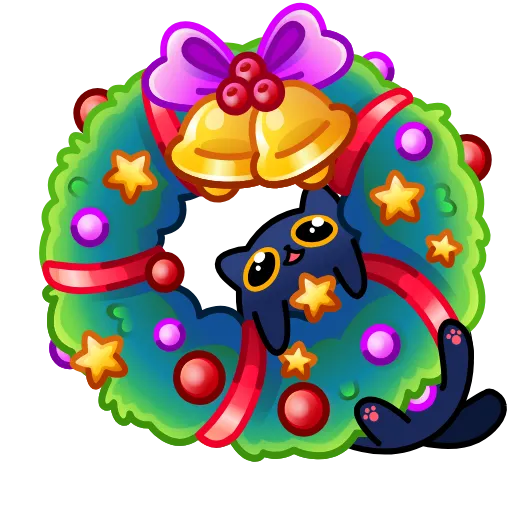 🎁 Эмодзи «Winter Wreath» для Telegram