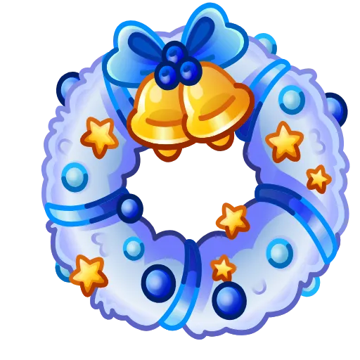 🎁 Эмодзи «Winter Wreath» для Telegram