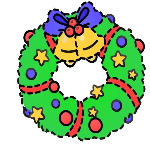 🎁 Эмодзи «Winter Wreath» для Telegram