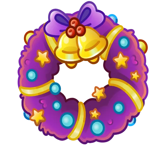 🎁 Эмодзи «Winter Wreath» для Telegram