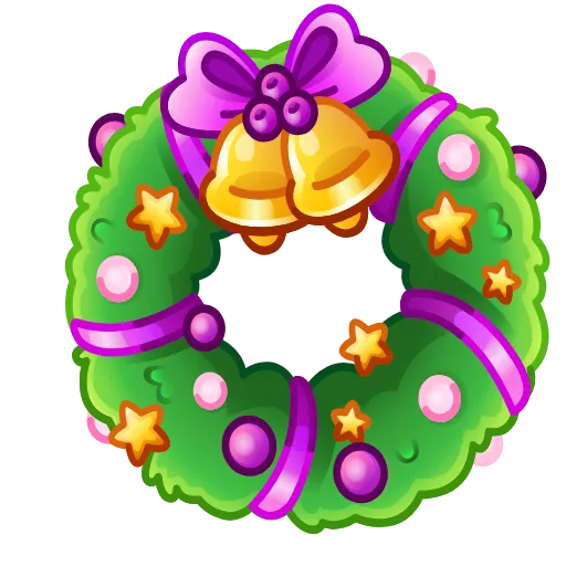 🎁 Эмодзи «Winter Wreath» для Telegram