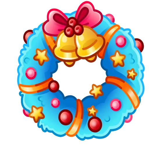🎁 Эмодзи «Winter Wreath» для Telegram