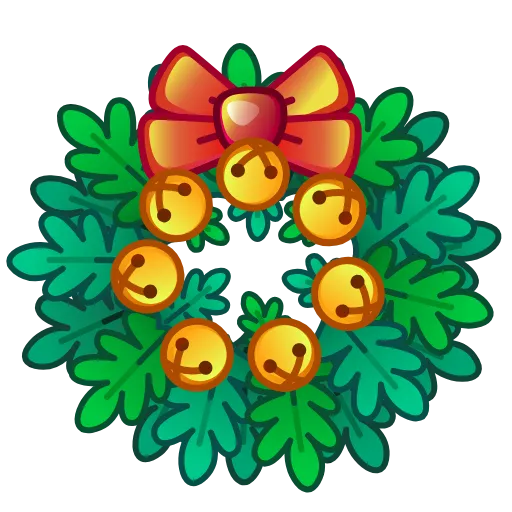 🎁 Эмодзи «Winter Wreath» для Telegram