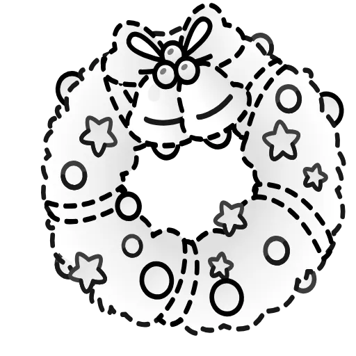 🎁 Эмодзи «Winter Wreath» для Telegram