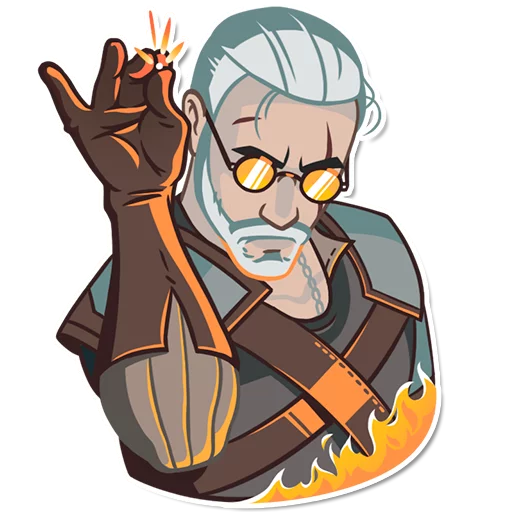 🔥 Стикер «witcher_pack» для Telegram