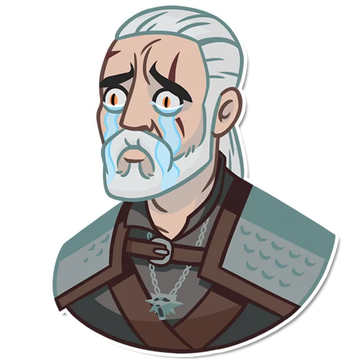 😭 Стикер «witcher_pack» для Telegram