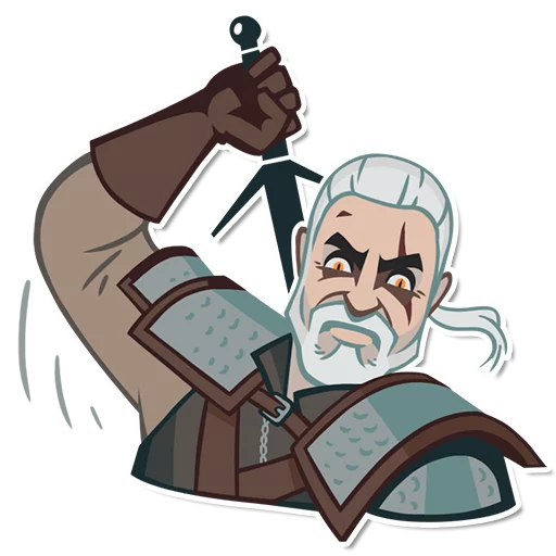 😡 Стикер «witcher_pack» для Telegram