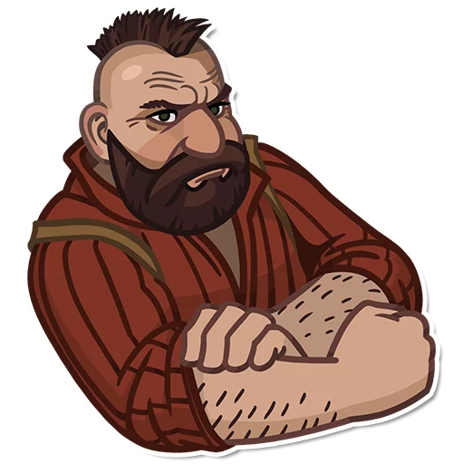 👊 Стикер «witcher_pack» для Telegram