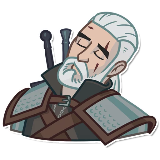 😴 Стикер «witcher_pack» для Telegram