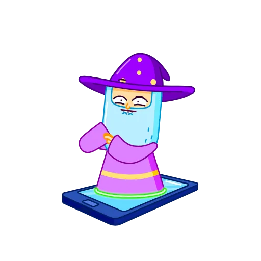 😑 Эмодзи «Wizard» для Telegram