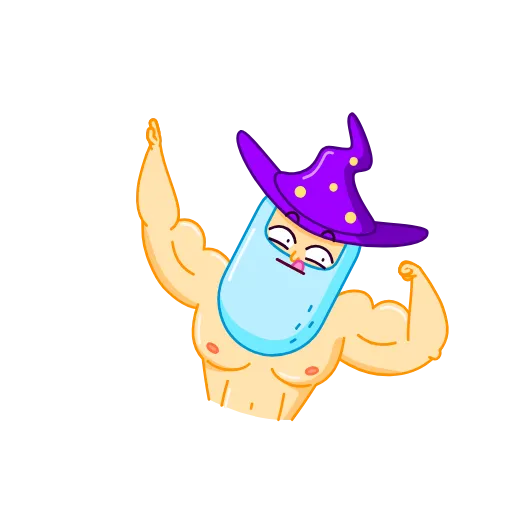 💪 Эмодзи «Wizard» для Telegram