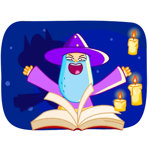 😈 Эмодзи «Wizard» для Telegram