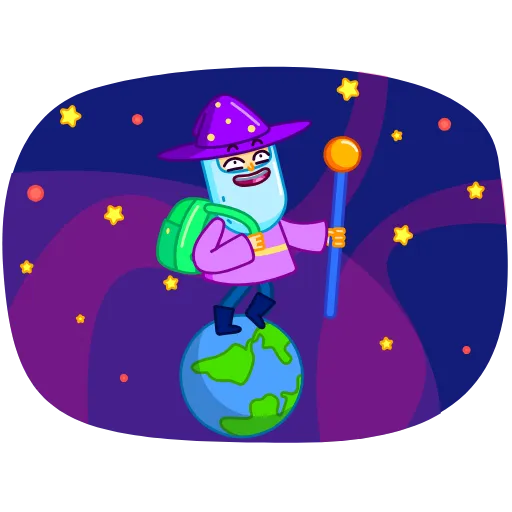 🚶‍♂️ Эмодзи «Wizard» для Telegram